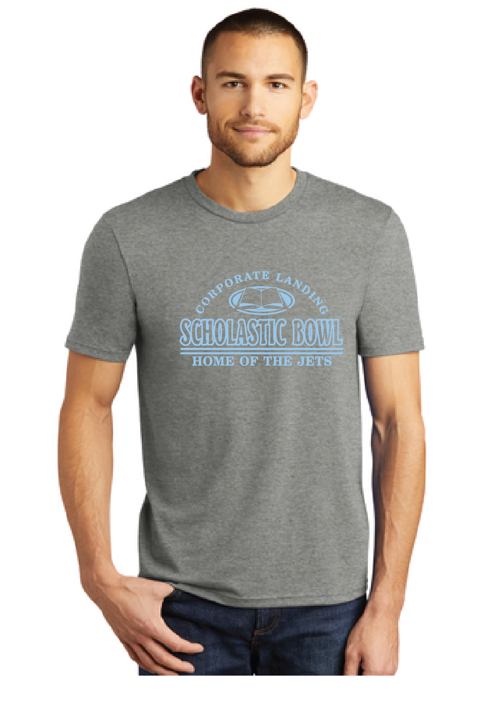 Softstyle Triblend Tee / Grey Frost / Corporate Landing Middle School Scholastic Bowl