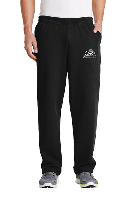 Fleece Sweatpants with Pockets / Black / Corporate Landing Middle School Cheer