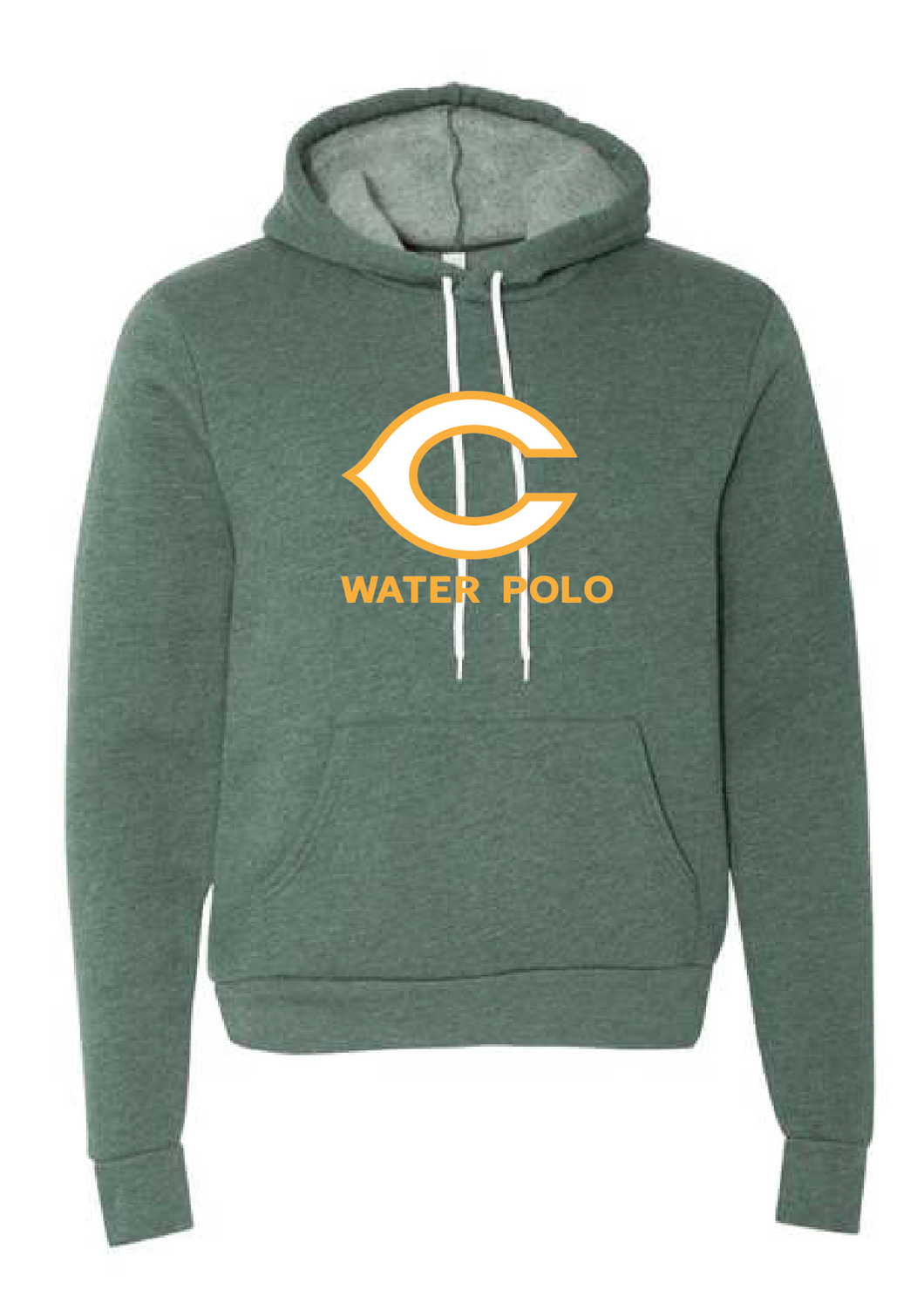 Sponge Fleece Hoodie / Heather Forest / Cox High School Water Polo