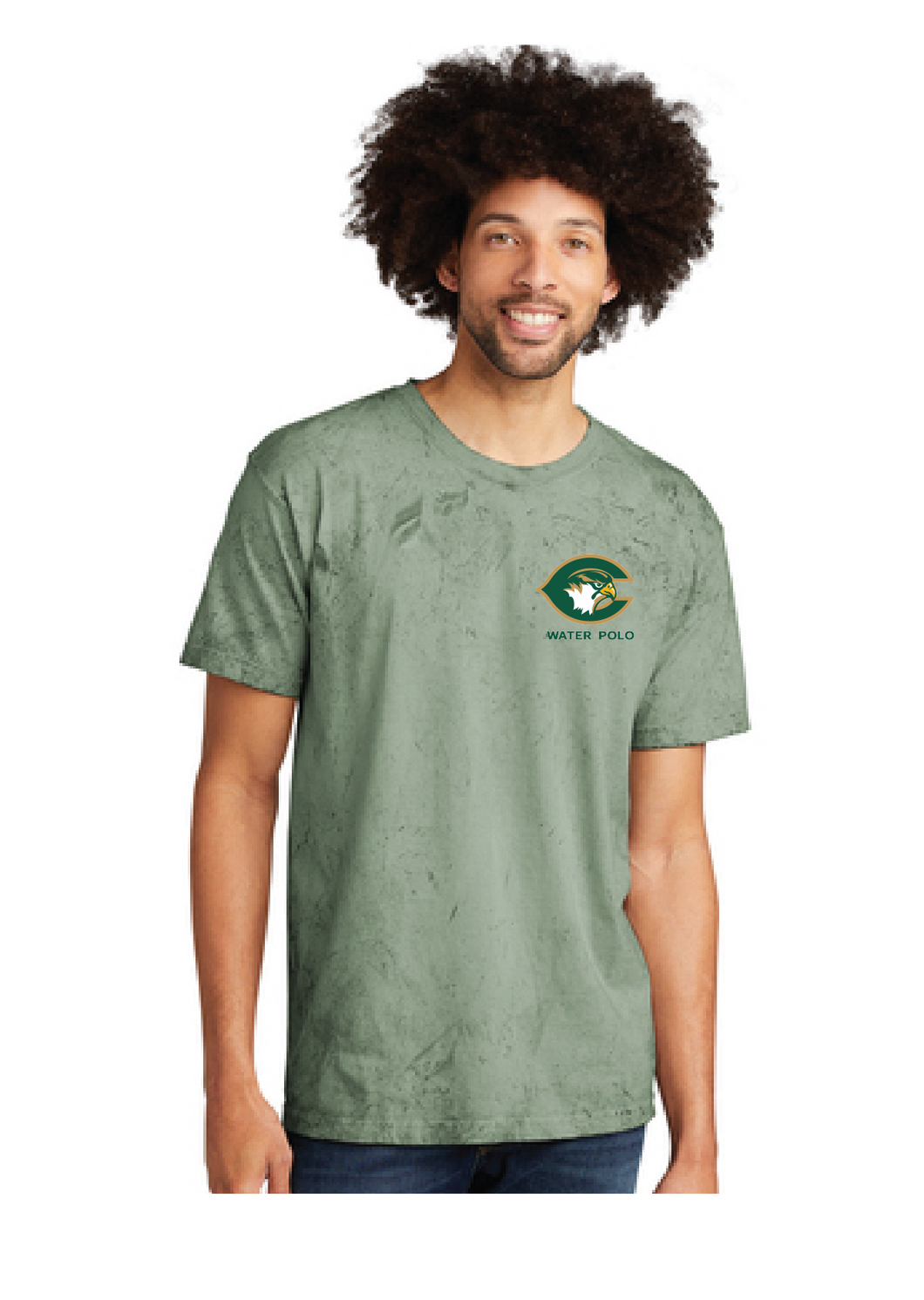 Heavyweight Color Blast Tee / Fern / Cox High School Water Polo