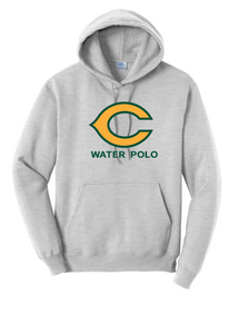 Core Fleece Pullover Hooded Sweatshirt / Ash / Cox High School Water Polo
