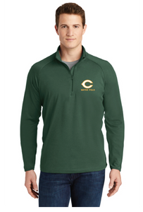 Stretch 1/2-Zip Pullover / Forest Green / Cox High School Water Polo