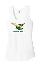 Women’s Triblend Racerback Tank / White / Cox High School Water Polo