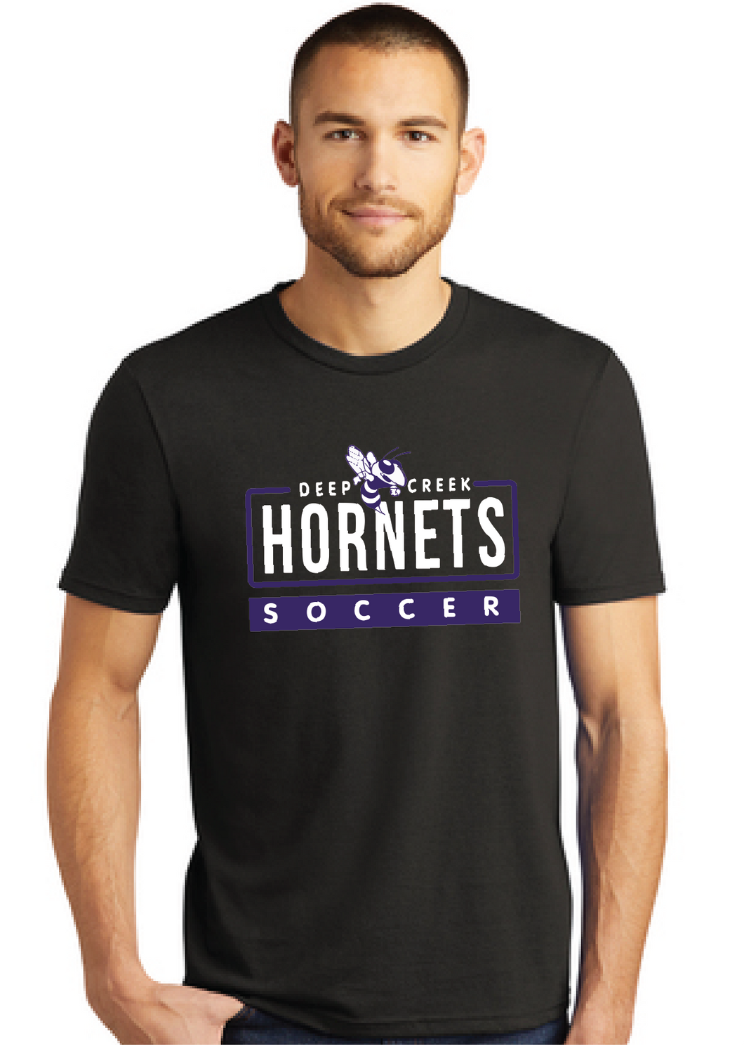 Perfect Tri Tee / Black / Deep Creek Middle School Soccer