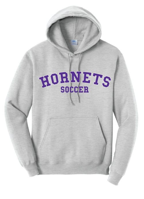 Core Fleece Pullover Hooded Sweatshirt / Ash / Deep Creek Middle School Soccer