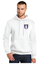 Core Fleece Pullover Hooded Sweatshirt / White / Deep Creek Middle School Soccer