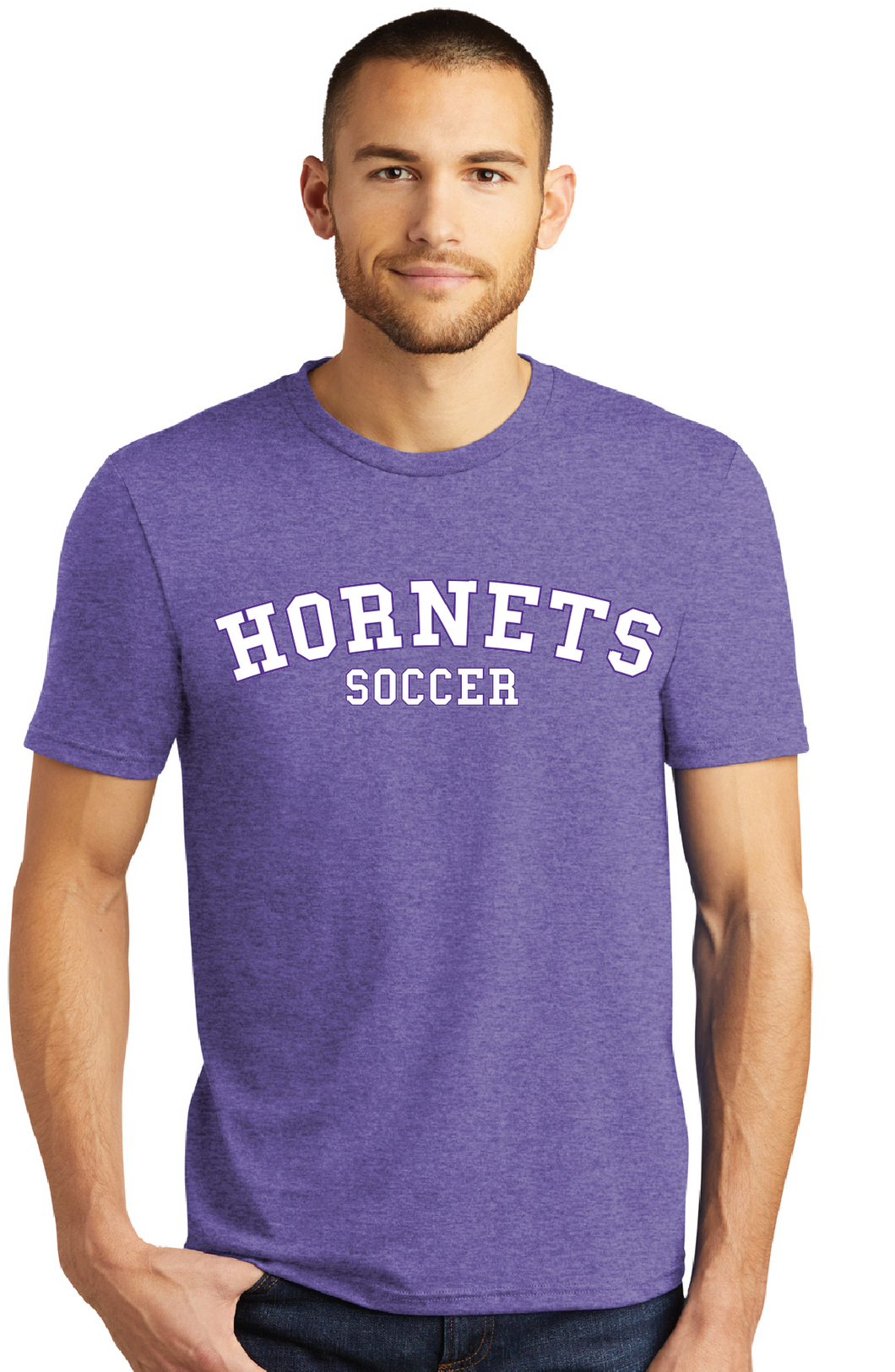 Perfect Tri Tee / Purple Frost / Deep Creek Middle School Soccer