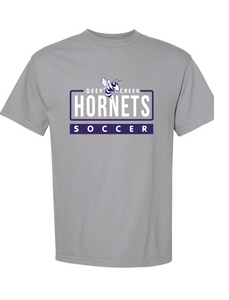 Garment-Dyed Heavyweight T-Shirt / Granite / Deep Creek Middle School Soccer