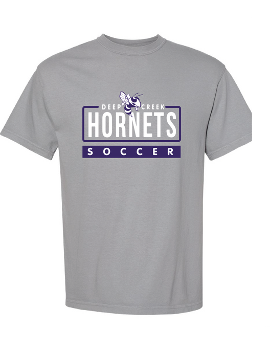 Garment-Dyed Heavyweight T-Shirt / Granite / Deep Creek Middle School Soccer