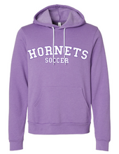 Unisex Sponge Fleece Full-Zip Hoodie / Heather Team Purple / Deep Creek Middle School Soccer