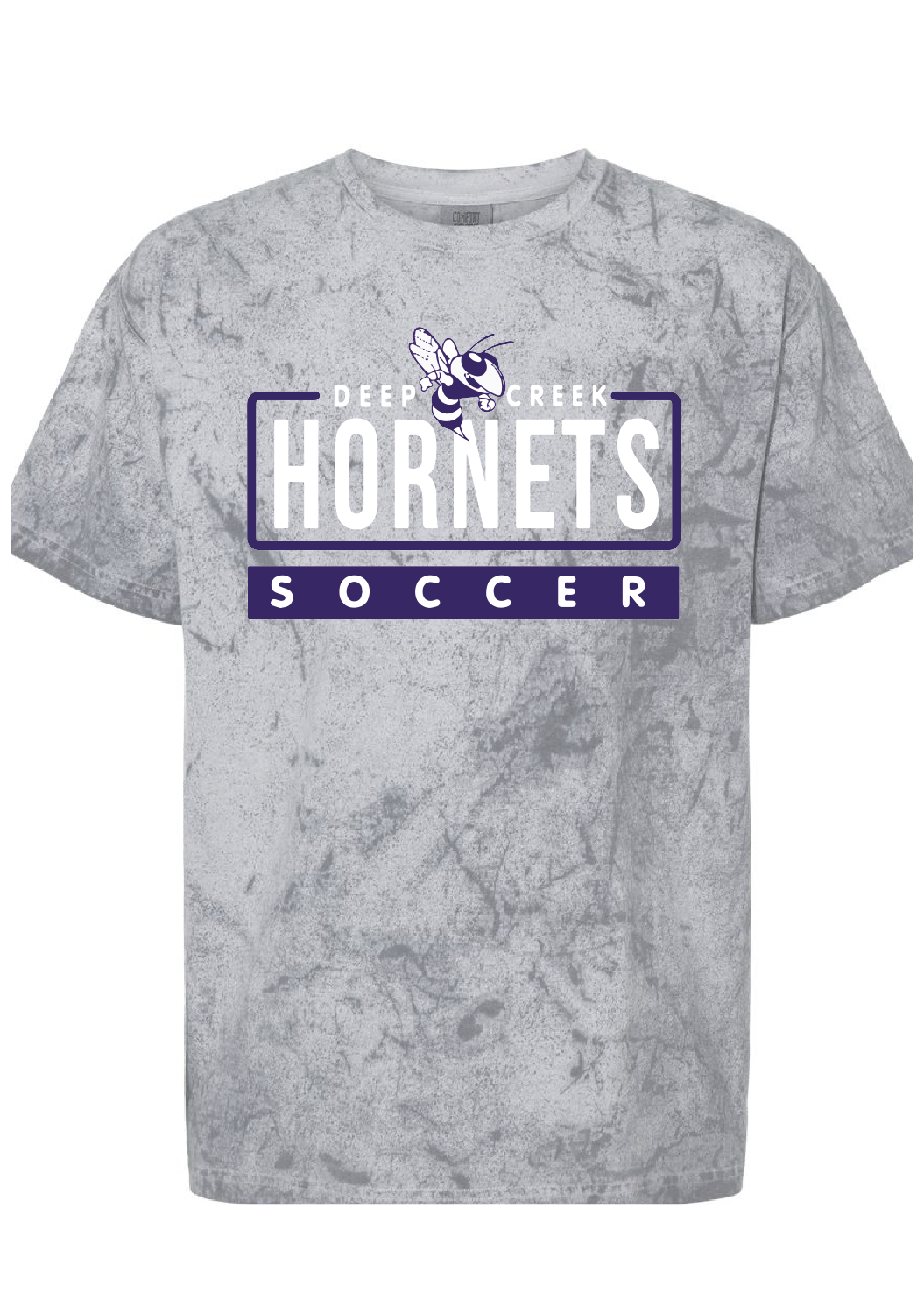 Colorblast Heavyweight T-Shirt / Smoke / Deep Creek Middle School Soccer