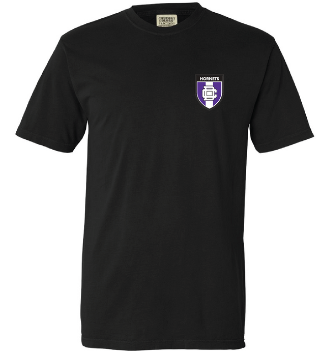 Heavyweight Ring Spun Tee / Black / Deep Creek Middle School Soccer