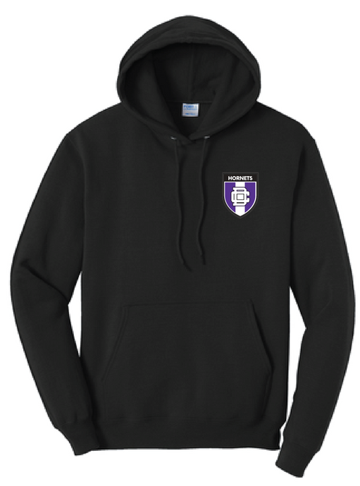 Core Fleece Pullover Hooded Sweatshirt / Black / Deep Creek Middle School Soccer