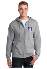 Full-Zip Hooded Sweatshirt / Athletic Heather / Deep Creek Middle School Soccer