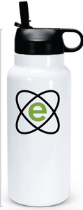 30oz Stainless Steel Water Bottle / White / Essential Church