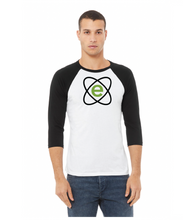 3/4 Sleeve Baseball Tee / White & Black / Essential Church