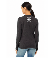 Women’s Jersey Long Sleeve Tee / Dark Grey Heather / Essential Church