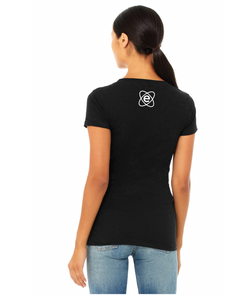 Women's Triblend Jersey Tee / Black Heather Triblend / Essential Church