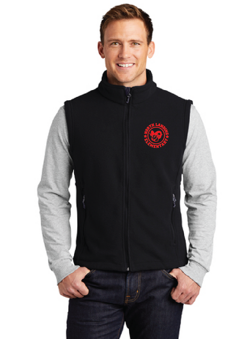 Fleece Vest / Black / North Landing Elementary School Staff