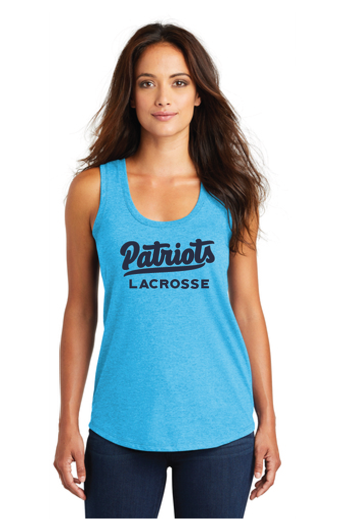 Triblend Racerback Tank / Turquoise Frost / First Colonial High School Lacrosse