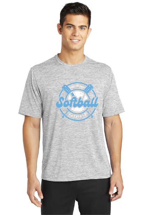 PosiCharge Electric Heather Tee / Silver / First Colonial High School Softball