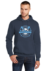 Fleece Pullover Hooded Sweatshirt / Navy / First Colonial High School Softball