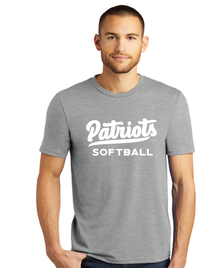 Perfect Tri Tee / Heathered Grey / First Colonial High School Softball