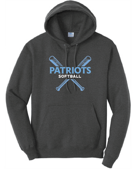 Core Fleece Pullover Hooded Sweatshirt / Dark Heather Charcoal / First Colonial High School Softball