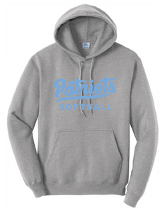 Core Fleece Pullover Hooded Sweatshirt / Athletic Heather / First Colonial High School Softball