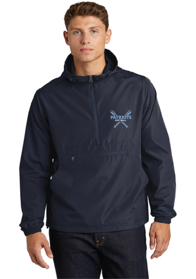 Packable Anorak / Navy / First Colonial High School Softball