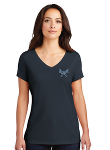 Women’s Perfect Tri V-Neck Tee / Navy / First Colonial High School Softball