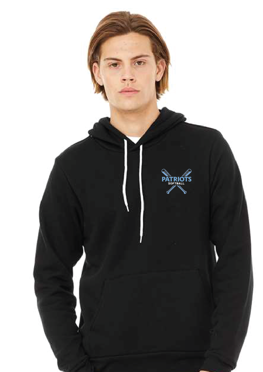 Sponge Fleece Hoodie / Black / First Colonial High School Softball