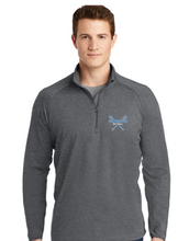 Stretch 1/2-Zip Pullover / Charcoal Grey Heather / First Colonial High School Softball