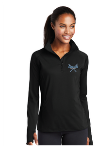 Stretch 1/2-Zip Pullover / Black / First Colonial High School Softball