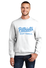 Core Fleece Crewneck Sweatshirt / White / First Colonial High School Softball