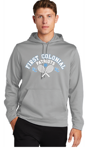 Performance Fleece Hooded Pullover / Silver / First Colonial High School Tennis