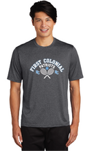 Heather Contender Tee / Heather Charcoal / First Colonial High School Tennis