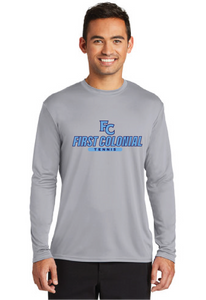 Long Sleeve Cotton Touch Tee / Silver / First Colonial High School Tennis