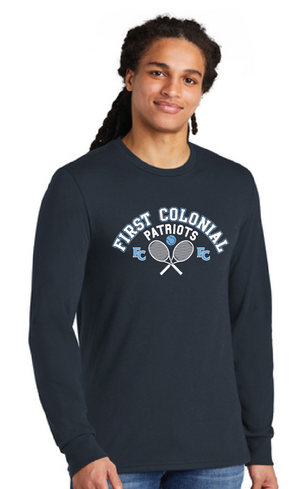 Perfect Tri Long Sleeve Tee / Navy / First Colonial High School Tennis