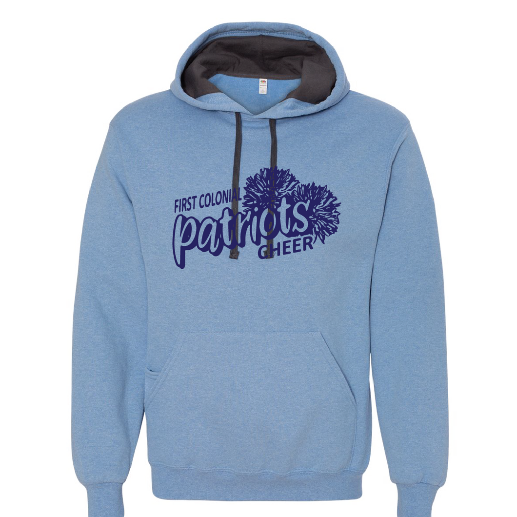 Sofspun Hooded Sweatshirt / Carolina Heather / First Colonial High School Cheerleading