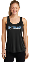 Ladies Performance Racerback Tank / Black / First Colonial High School Cheerleading