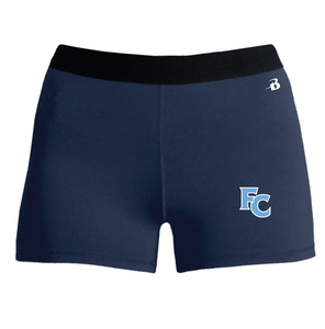 3" Pro-Compression Shorts / Navy / First Colonial High School Cheerleading