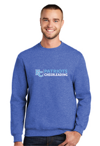 Core Fleece Crewneck Sweatshirt / Royal Frost / First Colonial High School Cheerleading
