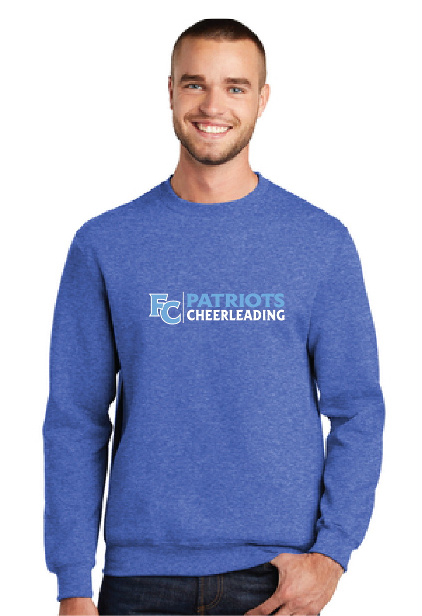 Core Fleece Crewneck Sweatshirt / Royal Frost / First Colonial High School Cheerleading