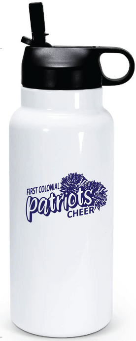 30oz Stainless Steel Water Bottle / First Colonial High School Cheerleading
