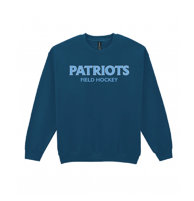 Softstyle Crewneck Sweatshirt / Navy / First Colonial High School Field Hockey