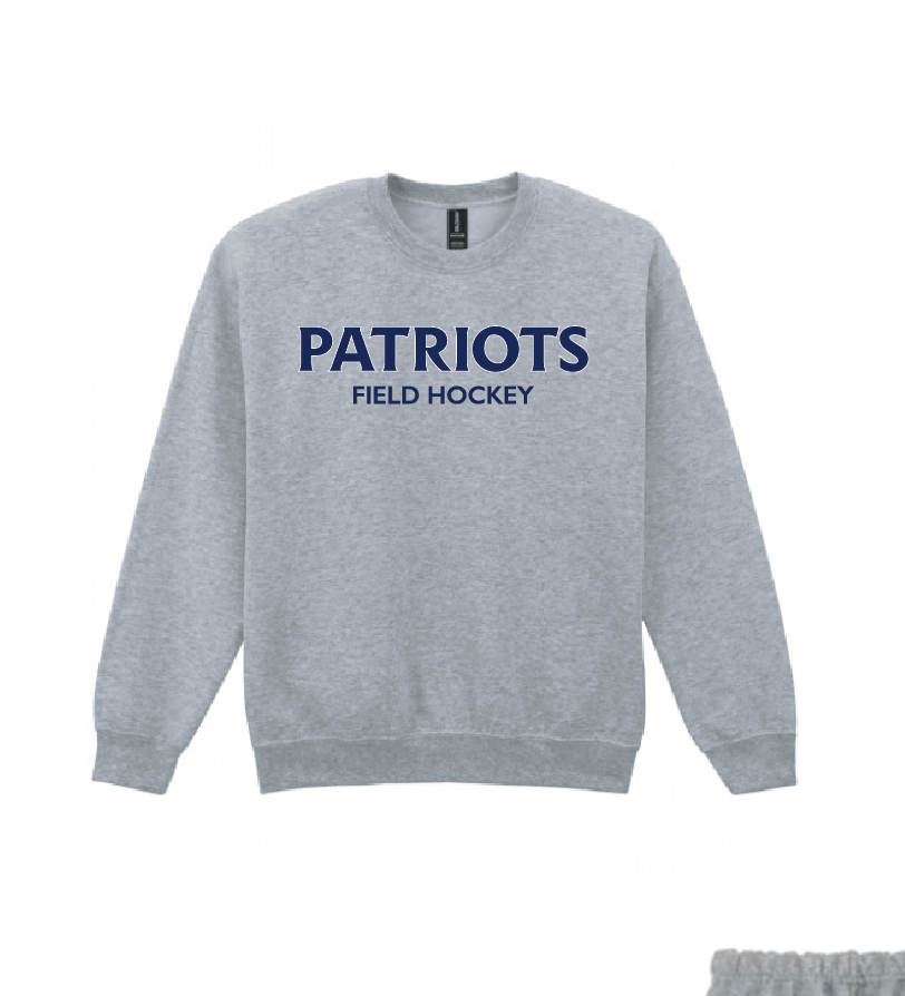 Softstyle Crewneck Sweatshirt / Sport Grey / First Colonial High School Field Hockey