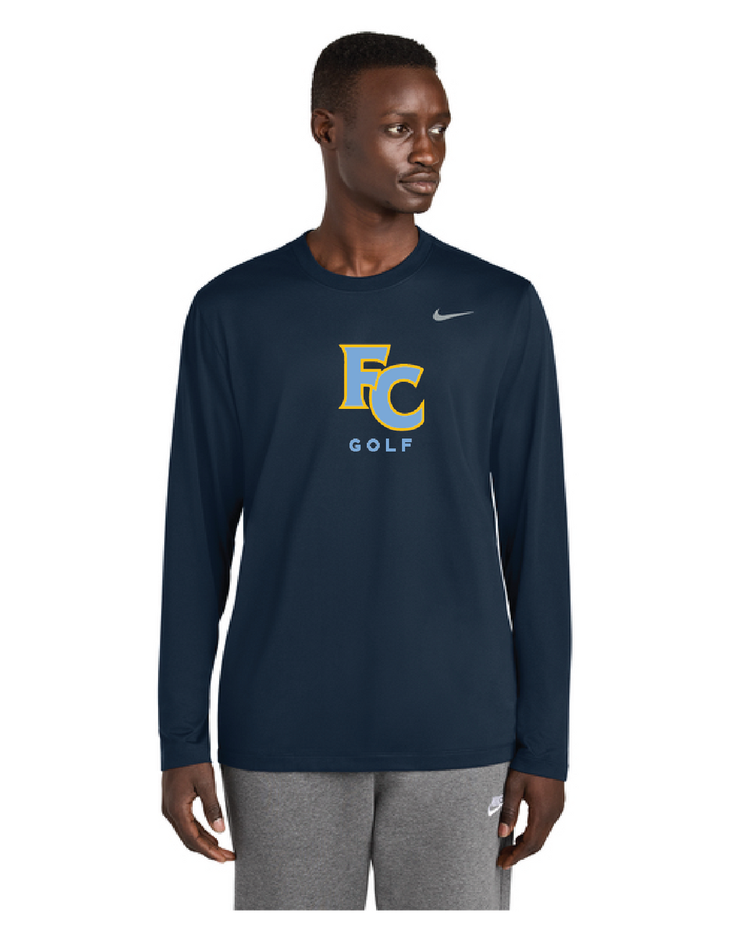 Team rLegend Long Sleeve Tee / Navy  / First Colonial High School Golf
