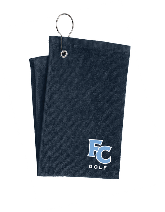 Grommeted Hemmed Towel / Navy  / First Colonial High School Golf