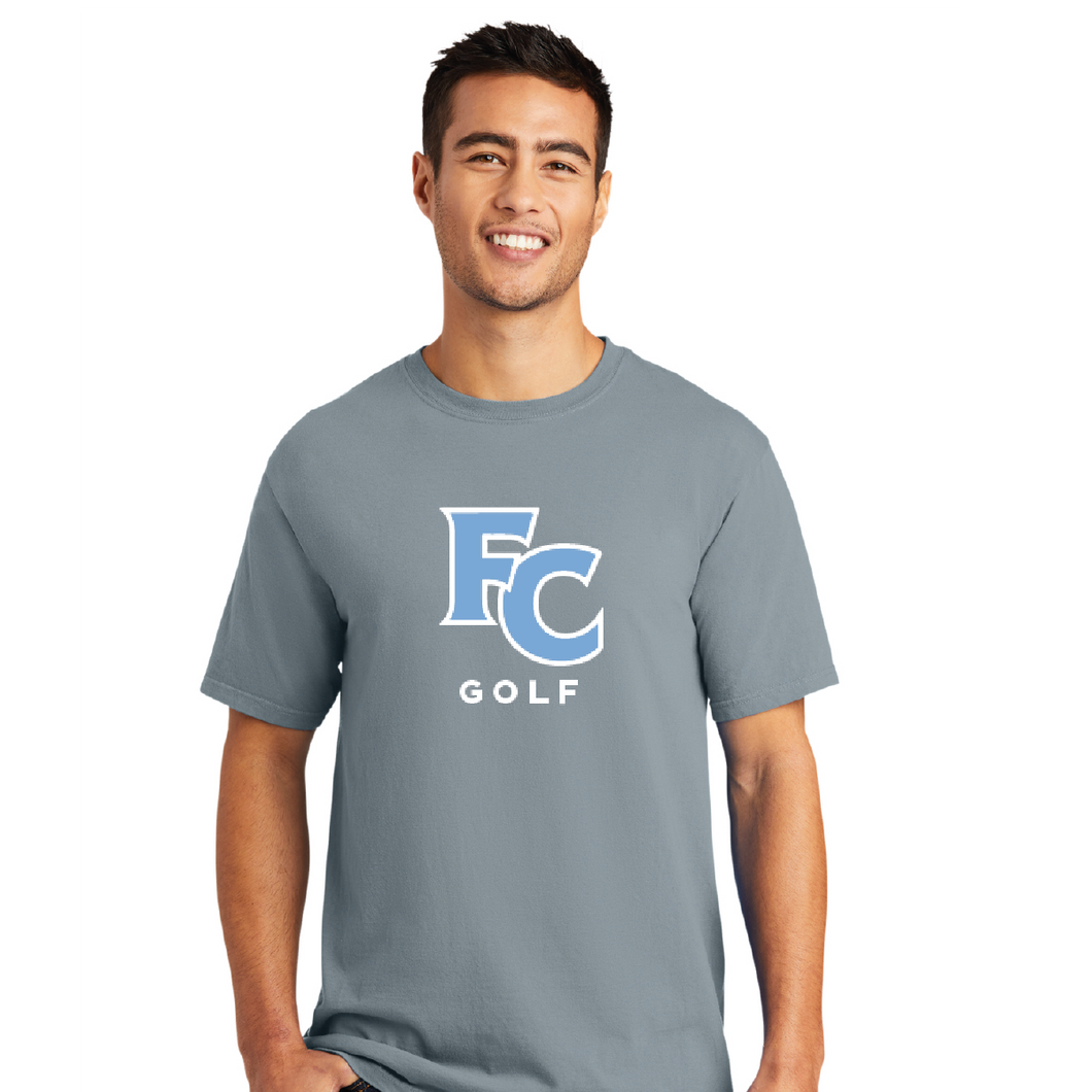 Garment-Dyed Tee / Dove Grey / First Colonial High School Golf